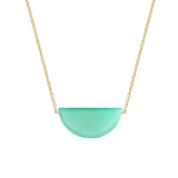 EMPANADA CHRYSOPRASE NECKLACE