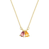 BI GOTA TOURMALINE + CITRINE NECKLACE