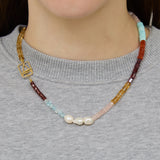 A DECO TROPICAL NECKLACE