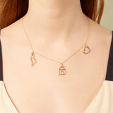 ROLO CHAIN NECKLACE WITH CLASPS
