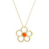 FLORECITA PRISMA ORANGE NECKLACE