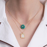 BLOSSOM CHRYSOPRASE NECKLACE