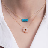 BLOSSOM PINK OPAL NECKLACE