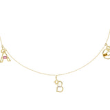 TRIO LETRAS NECKLACE
