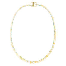 Load image into Gallery viewer, A DECO OPAL YELLOW NECKLACE
