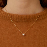 FLOR PERLA PINK NECKLACE