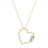 CORAZON ACQUAMARINA COLLANA