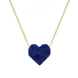 CORAZON CUT LAPIS LAZULI NECKLACE