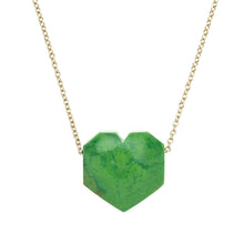 Load image into Gallery viewer, CORAZON GREEN NECKLACE
