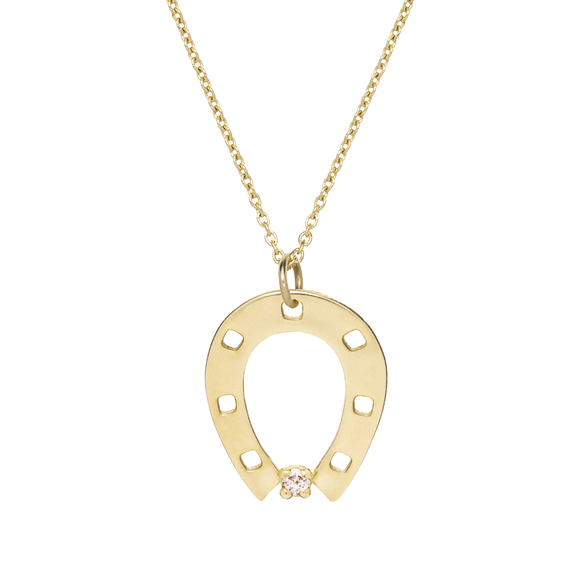 HORSESHOE BRILLANTE NECKLACE