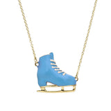 ICE SKATE AZZURRO COLLANA