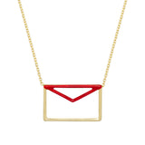 CARTA ENAMEL NECKLACE
