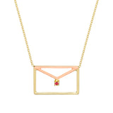 CARTA RUBI ENAMEL NECKLACE