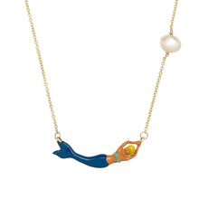 Load image into Gallery viewer, MERMAID BLUE NECKLACE
