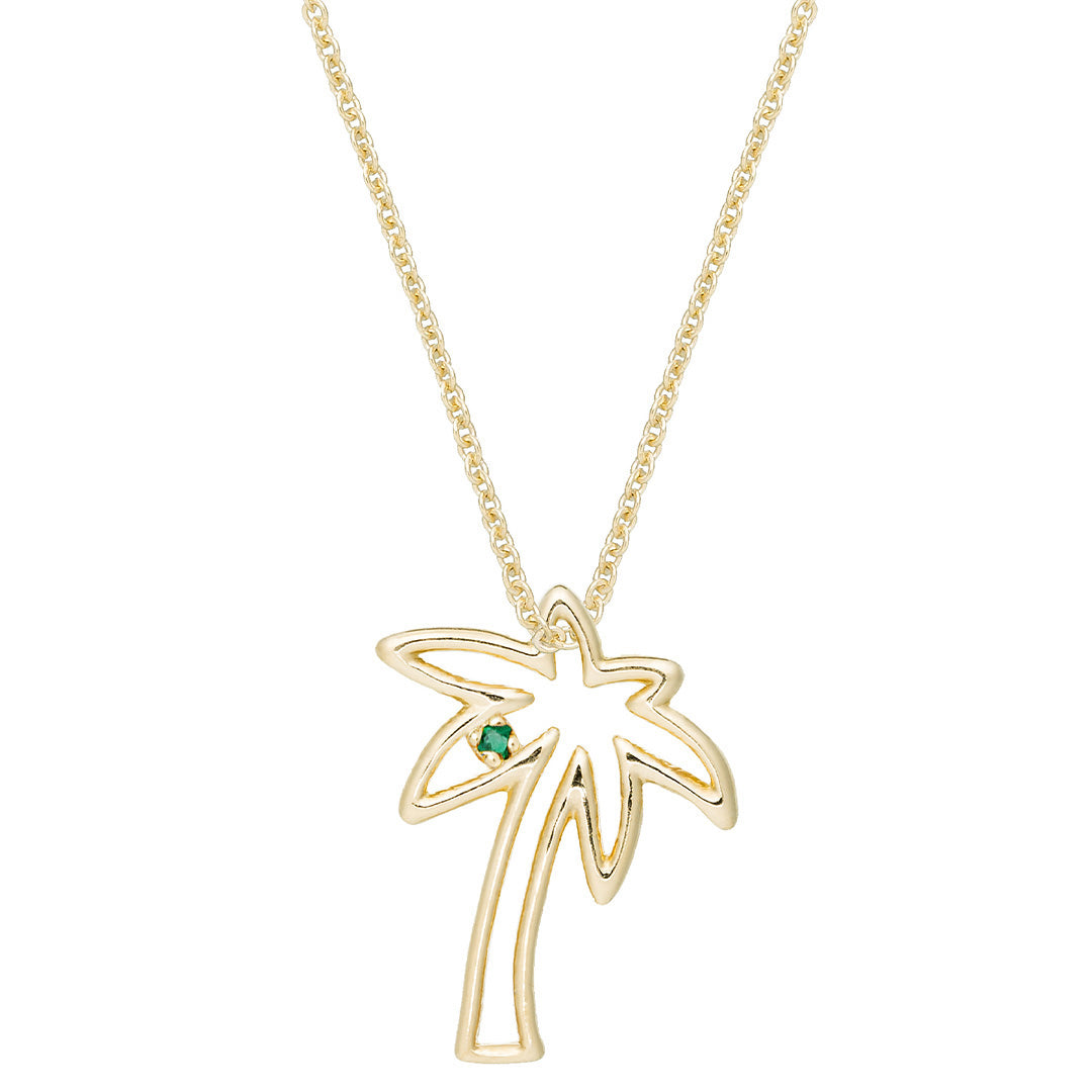 ALIITA ネックレス PALMERA ESMERALDA NECKLACE Palmera Esmeralda Gold Necklace - ALIITA