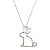 CONEJITO ARGENTO COLLANA