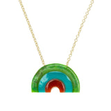 ARCOIRIS TURCHESE COLLANA