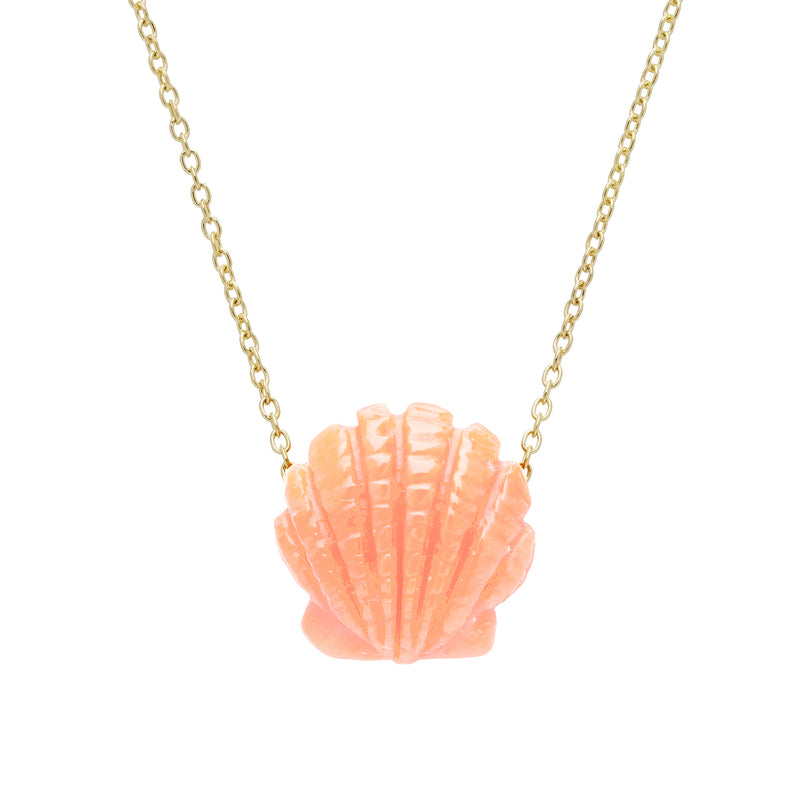 Pink Seashell Necklace, Shell Necklace, Seashell Necklace, Leaf Necklace, Shell  Pendant, Pink Shell, Shell Charm, Geniune Shell - Etsy