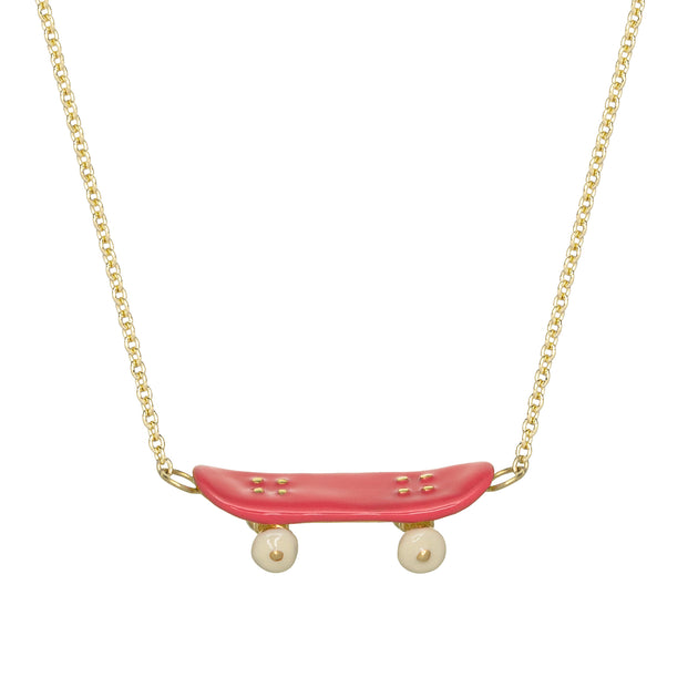 SKATE PINK NECKLACE