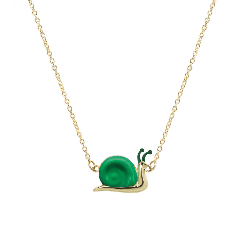 CARACOL GREEN NECKLACE