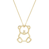 OSITO BRILLANTE COLLANA