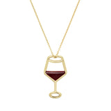 VINO ENAMEL NECKLACE