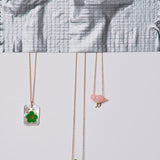 PAJARITO ROSA COLLANA