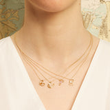 LETRA T TOURMALINE NECKLACE