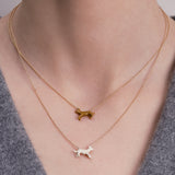 DOGGY CARAMEL NECKLACE