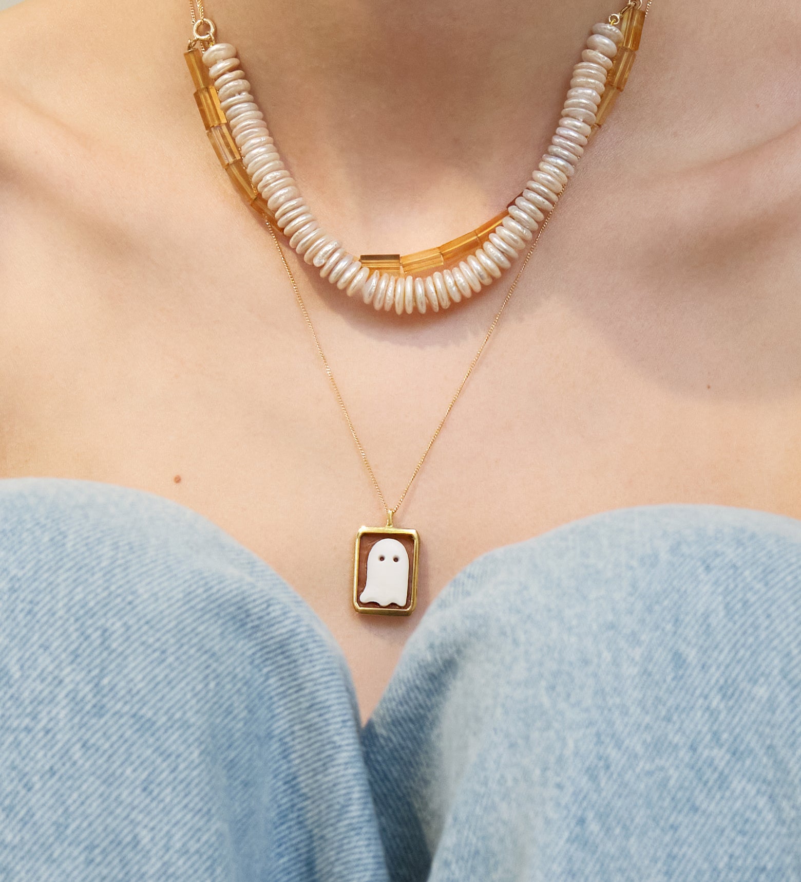 CAMEO FANTASMA NECKLACE