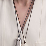 MAXI FANTASMA SILVER NECKLACE