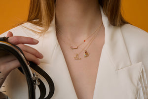 BEACH CHAIR PINK NECKLACE