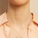 LETRA E AMETHYST NECKLACE