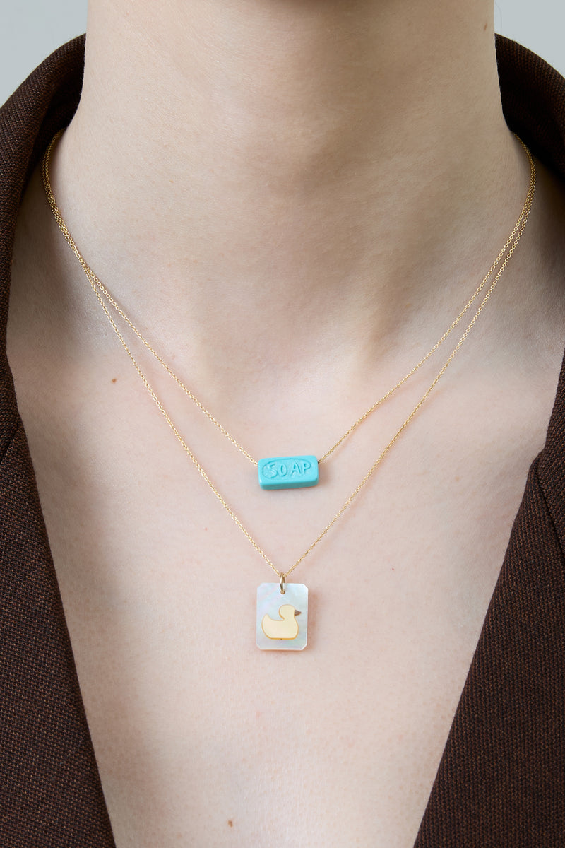 CAMEO PERLA PATITO COLLANA