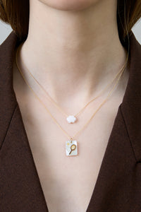 CAMEO PERLA TENNIS COLLANA