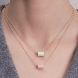 DECO CILINDRO CHRYSOPRASE NECKLACE
