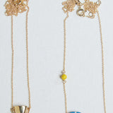 TENNIS PELOTA SKY BLUE NECKLACE