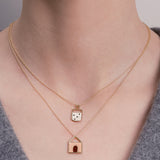 ICE POP PRISMA STRACCIATELLA NECKLACE