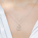 CASITA PURA ARGENTO COLLANA