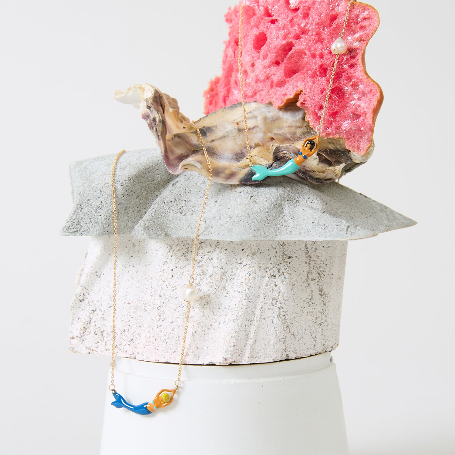 MERMAID BLUE NECKLACE