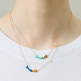 MERMAID AQUA BLUE NECKLACE