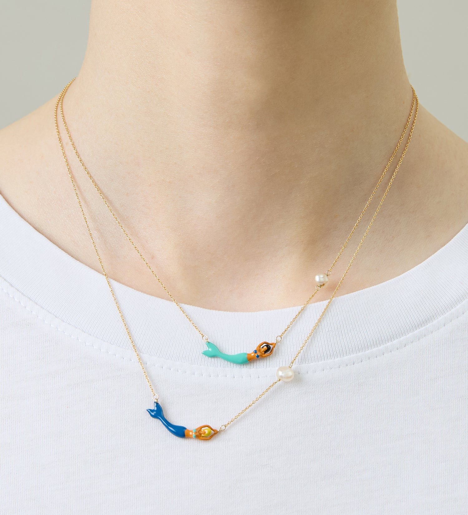 MERMAID BLU COLLANA
