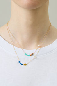 MERMAID AQUA BLUE NECKLACE