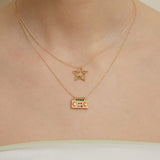 ESTRELLA ESMERALDA NECKLACE