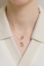 Load image into Gallery viewer, MEDIA NARANJA GOTA TOURMALINE NECKLACE
