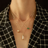 CARACOL GREEN NECKLACE