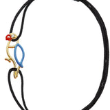 PAPAGAYO ENAMEL BRILLANTE CORD BRACELET