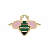 BEE BRILLANTE PRISMA GREEN RING