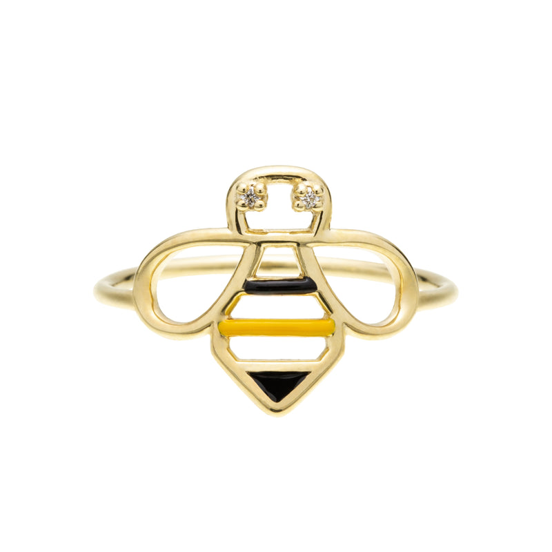 BEE BRILLANTE ENAMEL ANELLO