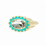 MARGARITA AMETHYST AQUA BLUE RING